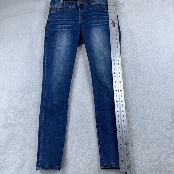 Democracy Skinny Jeans Womens Size 6 AB Solution Mid Rise B1105BKV230 Blue - Picture 11 of 12